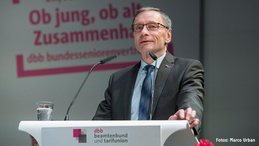 Der Vorsitzende der dbb Bundesseniorenvertretung, Horst Günther Klitzing Der Vorsitzende der dbb Bundesseniorenvertretung, Horst Günther Klitzing